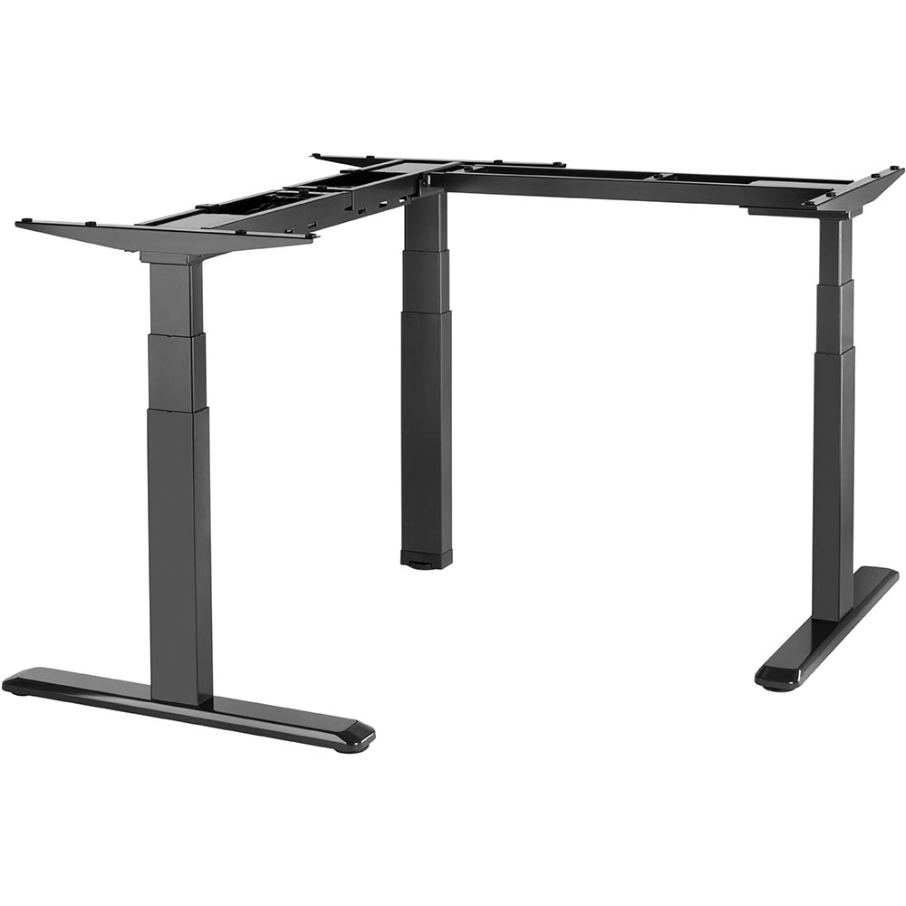 Image for ERGOVIDA EED-633D ELECTRIC SIT-STAND CORNER DESK BLACK FRAME ONLY from Office Products Depot