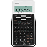 sharp el-531th scientific calculator white/black