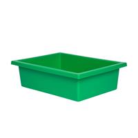 elizabeth richards plastic tote tray green