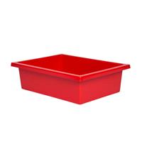 elizabeth richards plastic tote tray red