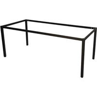 rapidline steel table frame 1200 x 600 x 725mm black