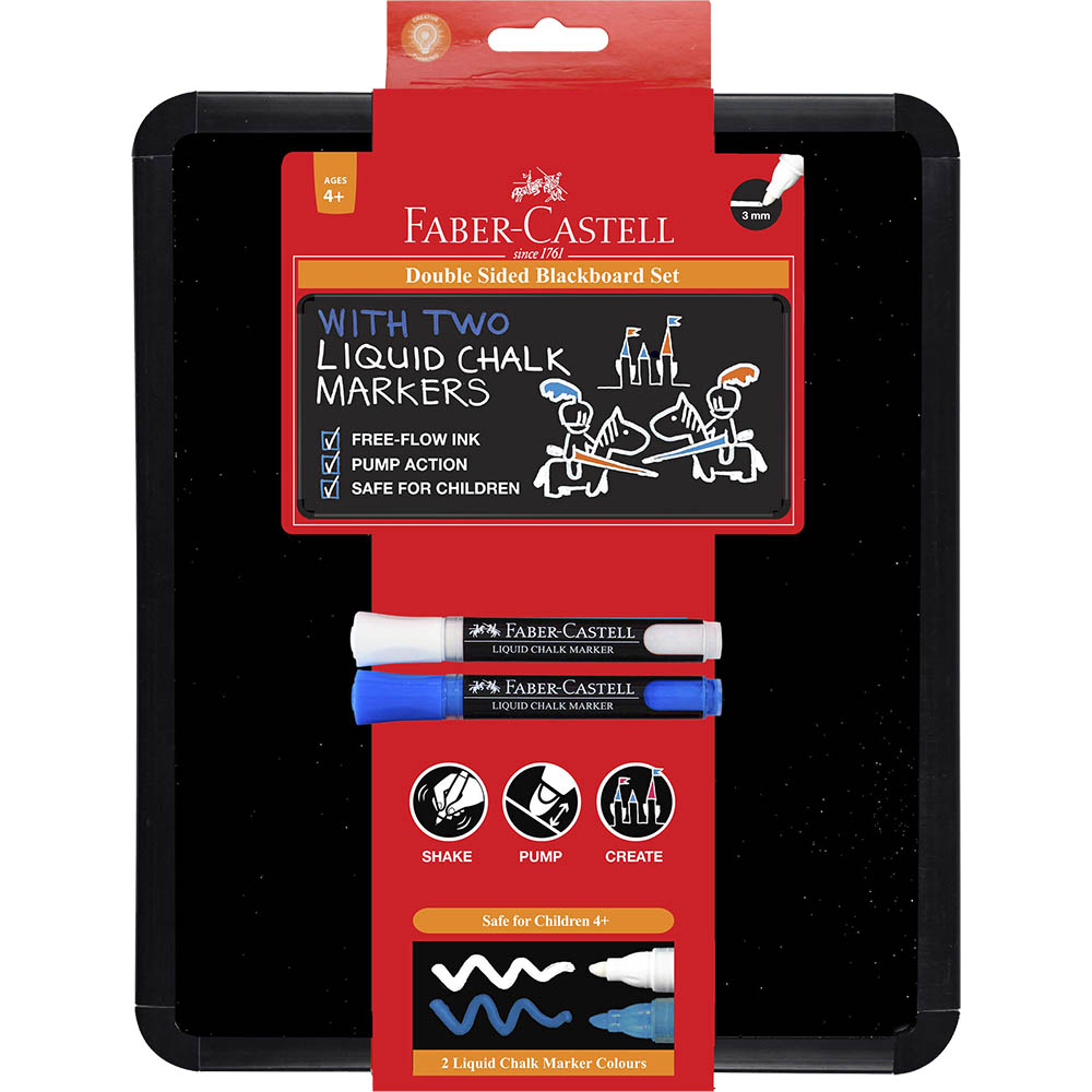Image for FABER-CASTEL DOUBLE SIDED BLACKBOARD SET from MOE Office Products Depot Mackay & Whitsundays