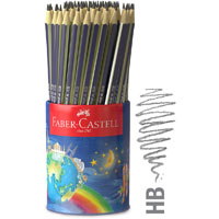 faber-castell goldfaber pencils hb pack 72
