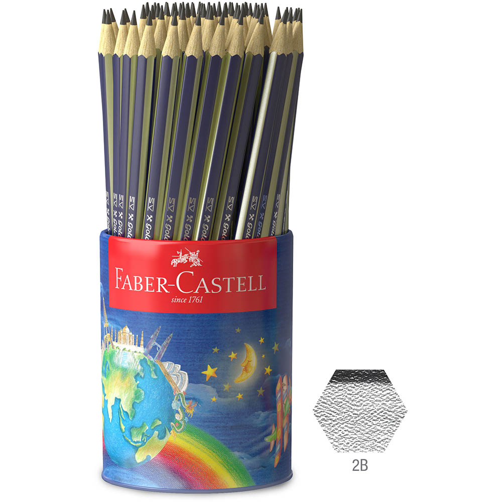Image for FABER-CASTELL GOLDFABER PENCILS 2B PACK 72 from Office Products Depot Gold Coast