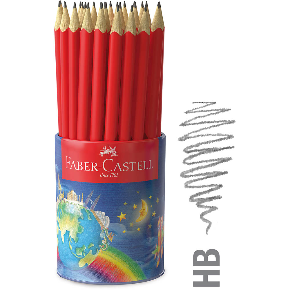 Image for FABER-CASTELL JUNIOR TRIANGULAR WRITING PENCILS HB PACK 50 from Ross Office Supplies Office Products Depot