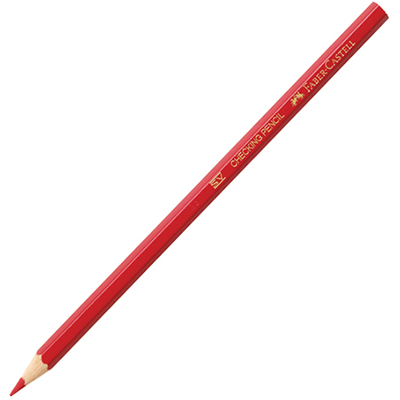 Image for FABER-CASTELL CHECKING PENCIL RED BOX 144 from Office Products Depot Gold Coast