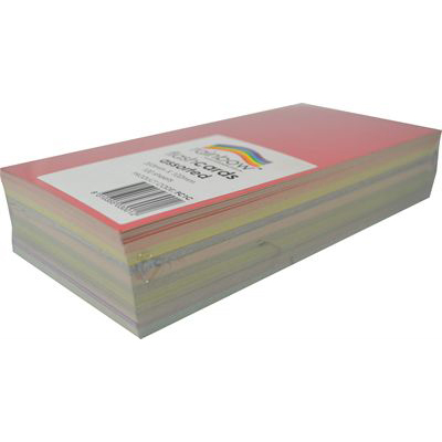Image for RAINBOW COLOURED FLASH CARD 203 X 102MM ASSORTED PACK 100 from Total Supplies Pty Ltd