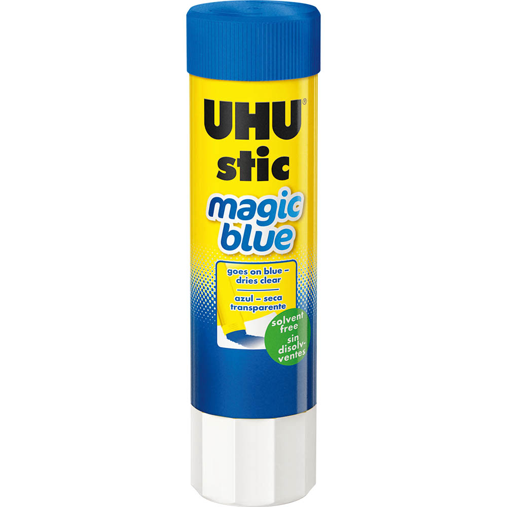 Image for UHU GLUE STICK MAGIC BLUE 8G from Barkers Rubber Stamps & Office Products Depot
