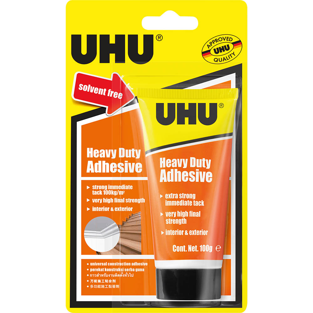 Image for UHU HEAVY DUTY ADHESIVE 100G from Total Supplies Pty Ltd
