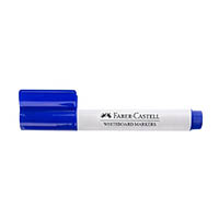 faber-castell connector whiteboard markers bullet tip blue box 10