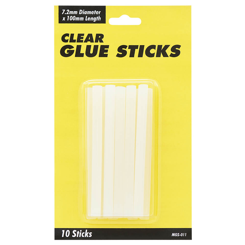 Image for UHU MINI GLUE GUN STICKS 7.2 X 100MM CLEAR PACK 10 from Office Products Depot