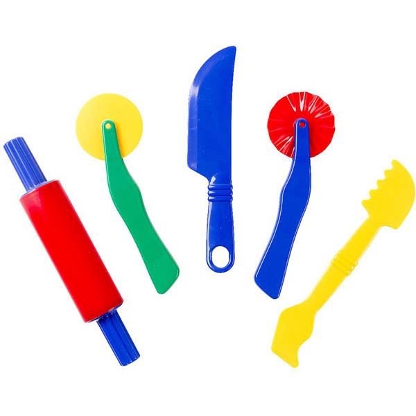 Image for EDUCATIONAL COLOURS FUN DOUGH ACCESSORIES ASSORTED PACK 5 from Ross Office Supplies Office Products Depot