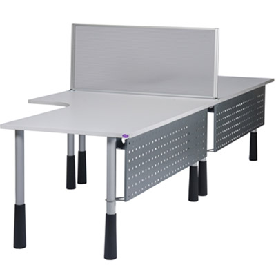 Image for SYLEX ICESCREEN DESK MOUNTED SCREEN 800 X 500MM GREY from Total Supplies Pty Ltd