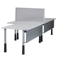 sylex icescreen desk mounted screen 1200 x 500mm grey