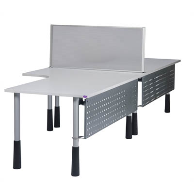 Image for SYLEX ICESCREEN DESK MOUNTED SCREEN 1500 X 500MM GREY from Total Supplies Pty Ltd