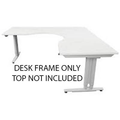 Image for ARISE SIT-STAND CORNER WORKSTATION FRAME SILVER from Total Supplies Pty Ltd