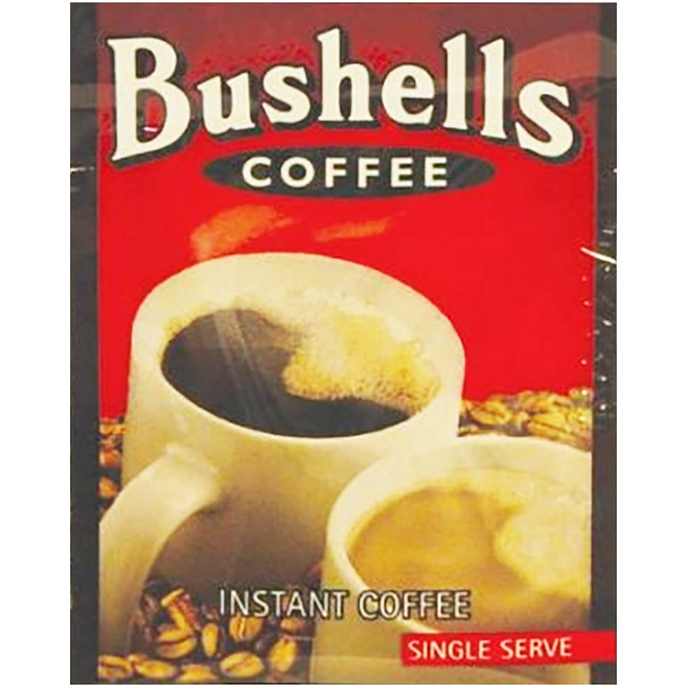 Image for BUSHELLS INSTANT COFFEE SINGLE SERVE SACHETS 1.7G CARTON 1000 from MOE Office Products Depot Mackay & Whitsundays
