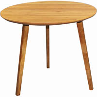 arbor executive round meeting table 850mm american oak