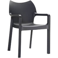 siesta diva chair 470mm black