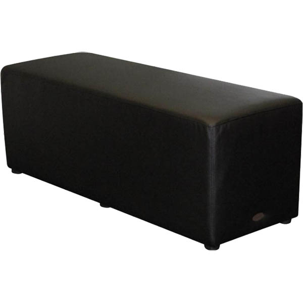 Image for DURASEAT OTTOMAN RECTANGLE BLACK from Office Products Depot