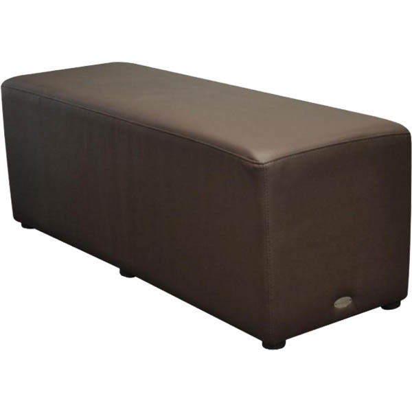 Image for DURASEAT OTTOMAN RECTANGLE CHOCOLATE from Office Products Depot