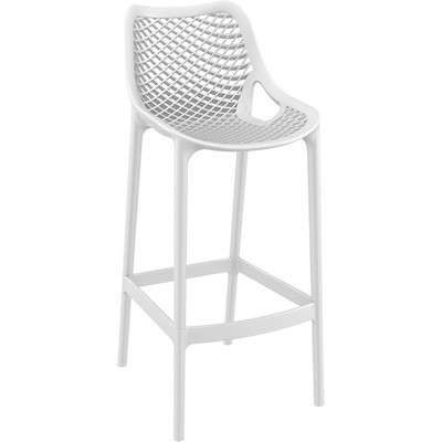 Image for SIESTA AIR BARSTOOL 75 INCH WHITE from Total Supplies Pty Ltd