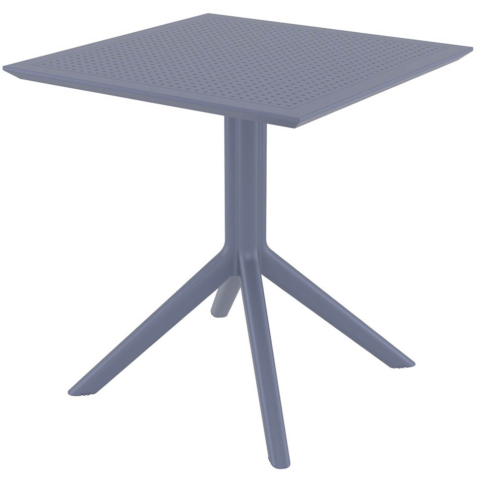 Image for SIESTA SKY TABLE 700 X 700 X 740MM ANTHRACITE from Ross Office Supplies Office Products Depot