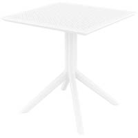 siesta sky table 700 x 700 x 740mm white
