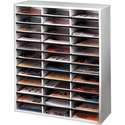 Image for FELLOWES BANKERS BOX LITERATURE SORTER 36 COMPARTMENTS GREY from Office Products Depot