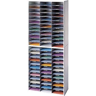 Image for FELLOWES BANKERS BOX LITERATURE SORTER 72 COMPARTMENTS GREY from Office Products Depot