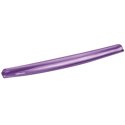 Image for FELLOWES CRYSTAL KEYBOARD GEL WRIST REST PURPLE from Total Supplies Pty Ltd
