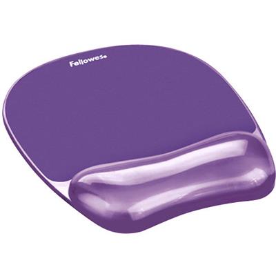 Image for FELLOWES MOUSE PAD WITH WRIST REST MEMORY FOAM GEL CRYSTALS PURPLE from Margaret River Office Products Depot