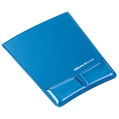 Image for FELLOWES GEL MOUSE PAD AND WRIST REST BLUE from Total Supplies Pty Ltd