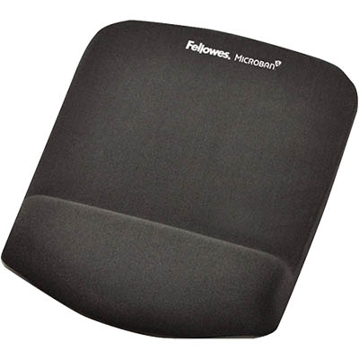 Image for FELLOWES MOUSE PAD WITH WRIST REST PLUSH TOUCH MICROBAN MEMORY FOAM GRAPHITE from Total Supplies Pty Ltd