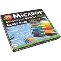 micador colourush pencils assorted classpack 288