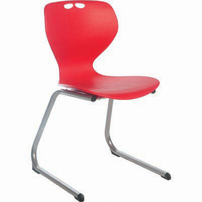 Image for SYLEX MATA CANTILEVER CHAIR 385MM RED from Barkers Rubber Stamps & Office Products Depot