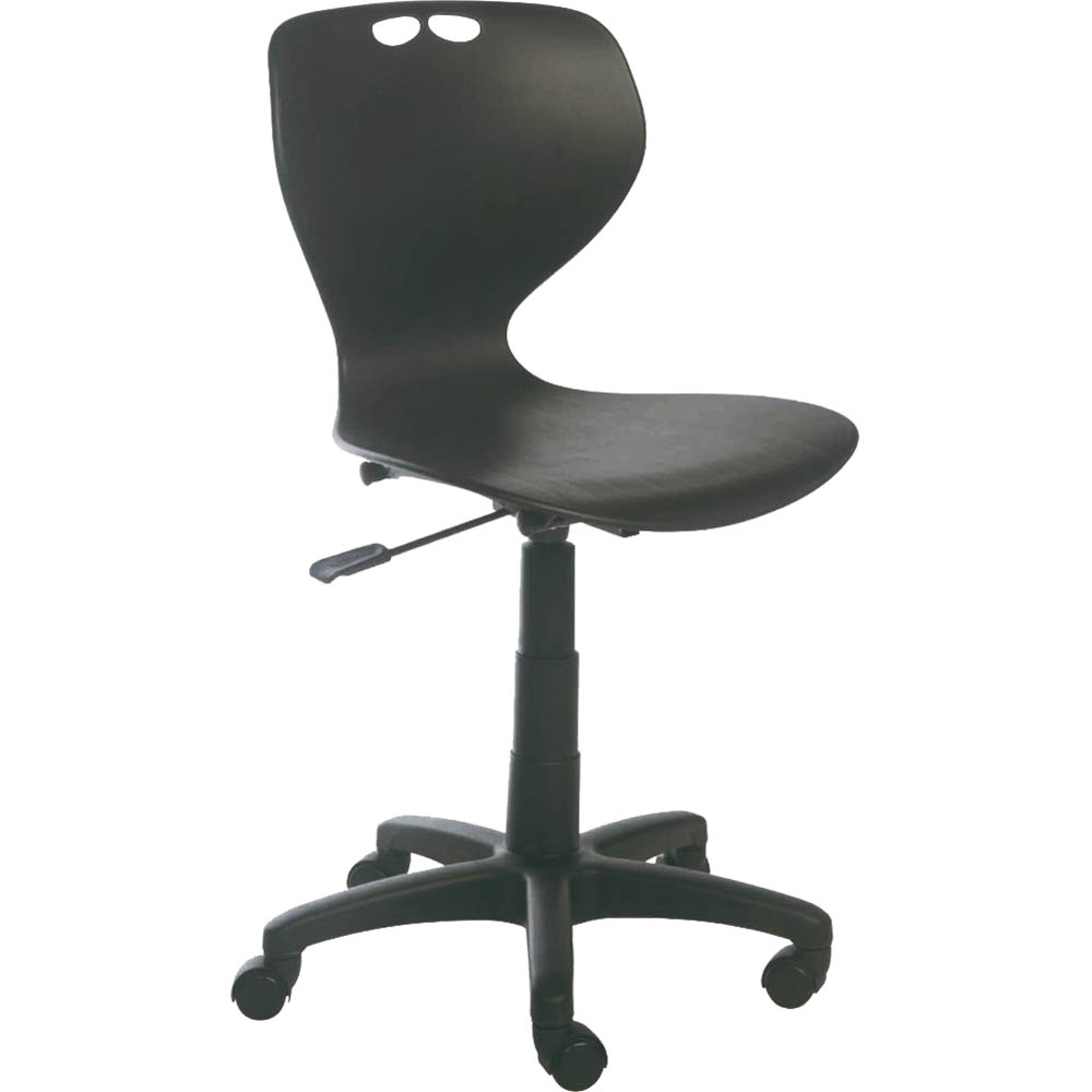 Image for SYLEX MATA SWIVEL CHAIR BLACK from MOE Office Products Depot Mackay & Whitsundays
