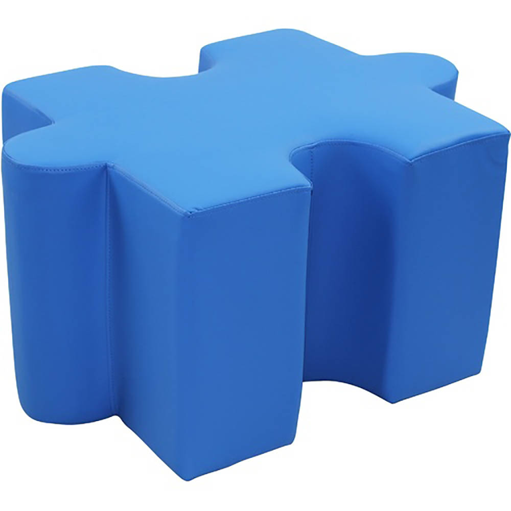 Image for SYLEX PUZZLE OTTOMAN 850 X 580 X 460MM BLUE from MOE Office Products Depot Mackay & Whitsundays