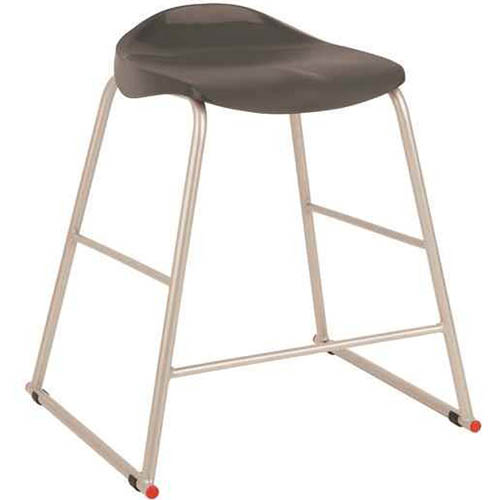 Image for SYLEX TRACT STOOL 650MM HIGH CHARCOAL from Barkers Rubber Stamps & Office Products Depot