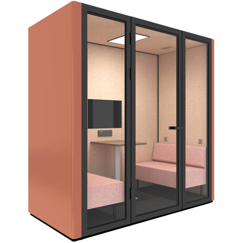 Image for RAPIDLINE B.QUIET ACOUSTIC MEETING POD 2-4 PERSON CUSTOM COLOUR from Office Products Depot