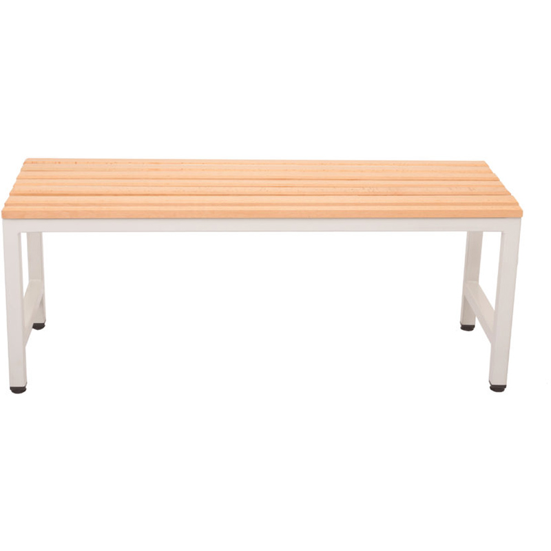Image for RAPIDLINE SINGLE SIDED BENCH SEAT 1000 X 360 X 400MM SILVER GREY/LIGHT OAK from MOE Office Products Depot Mackay & Whitsundays