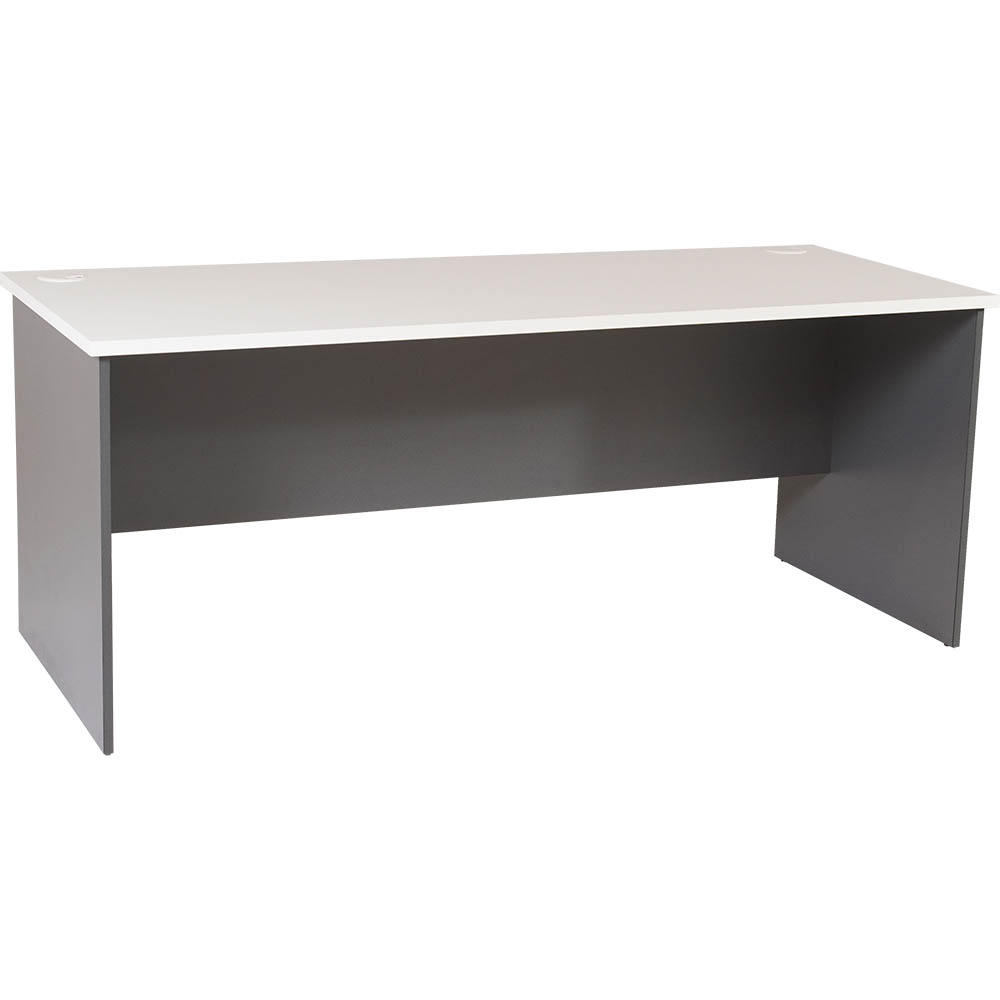 Image for RAPID WORKER OPEN DESK 1500 X 750MM WHITE/IRONSTONE from Office Products Depot