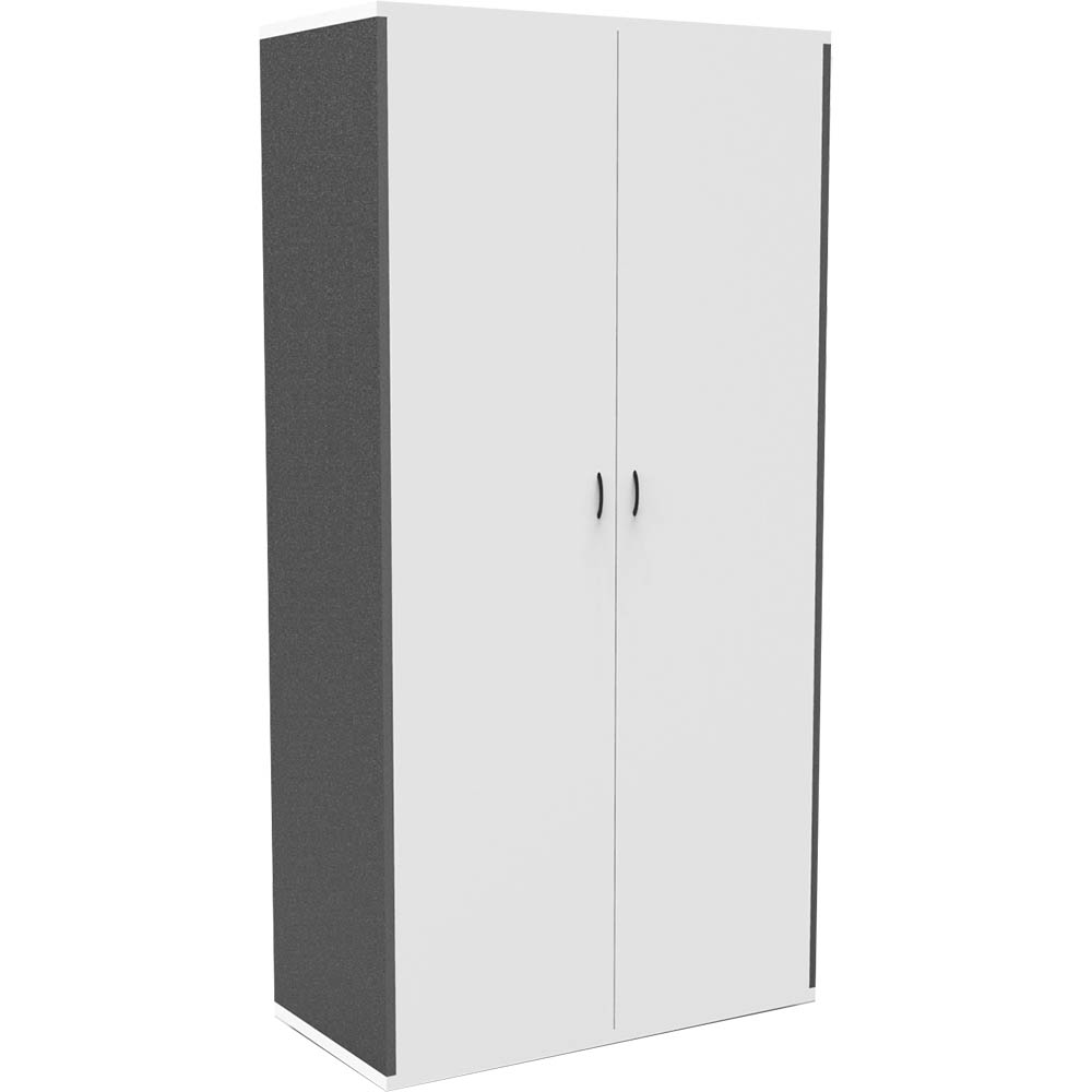 Image for RAPID WORKER CUPBOARD LOCKABLE 1800 X 900 X 450MM WHITE/IRONSTONE from MOE Office Products Depot Mackay & Whitsundays