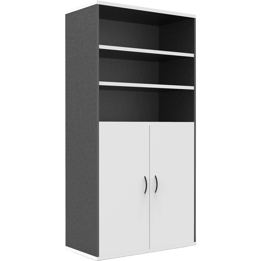 Image for RAPID WORKER WALL UNIT LOCKABLE 1800 X 900 X 450MM WHITE/IRONSTONE from Ross Office Supplies Office Products Depot