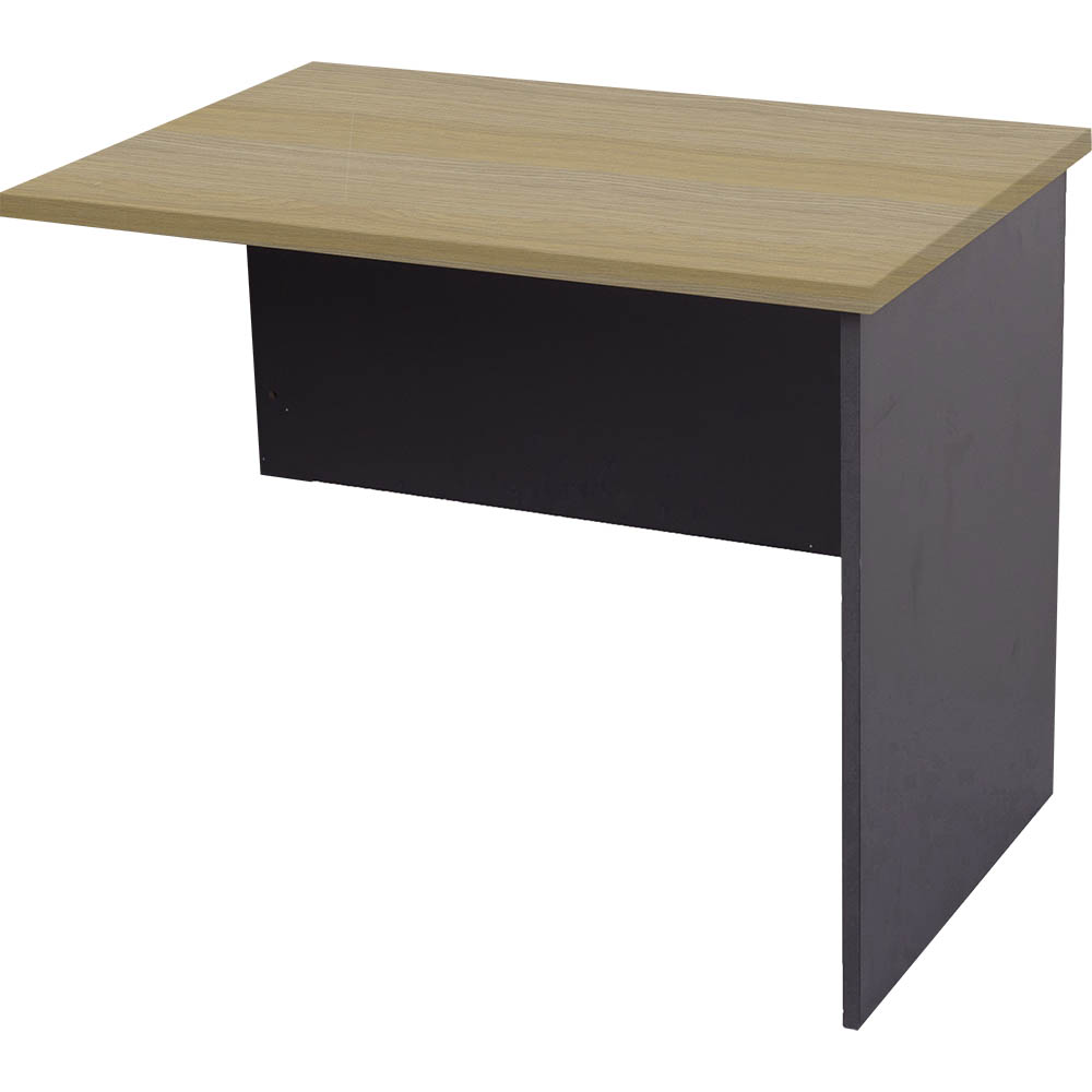 Image for RAPID WORKER CWR9 WORKSTATION DESK RETURN 900 X 600MM OAK/IRONSTONE from Office Products Depot