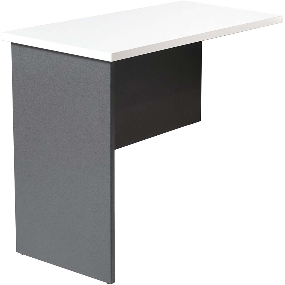 Image for RAPID WORKER CWR9 WORKSTATION DESK RETURN 900 X 600MM WHITE/IRONSTONE from Office Products Depot