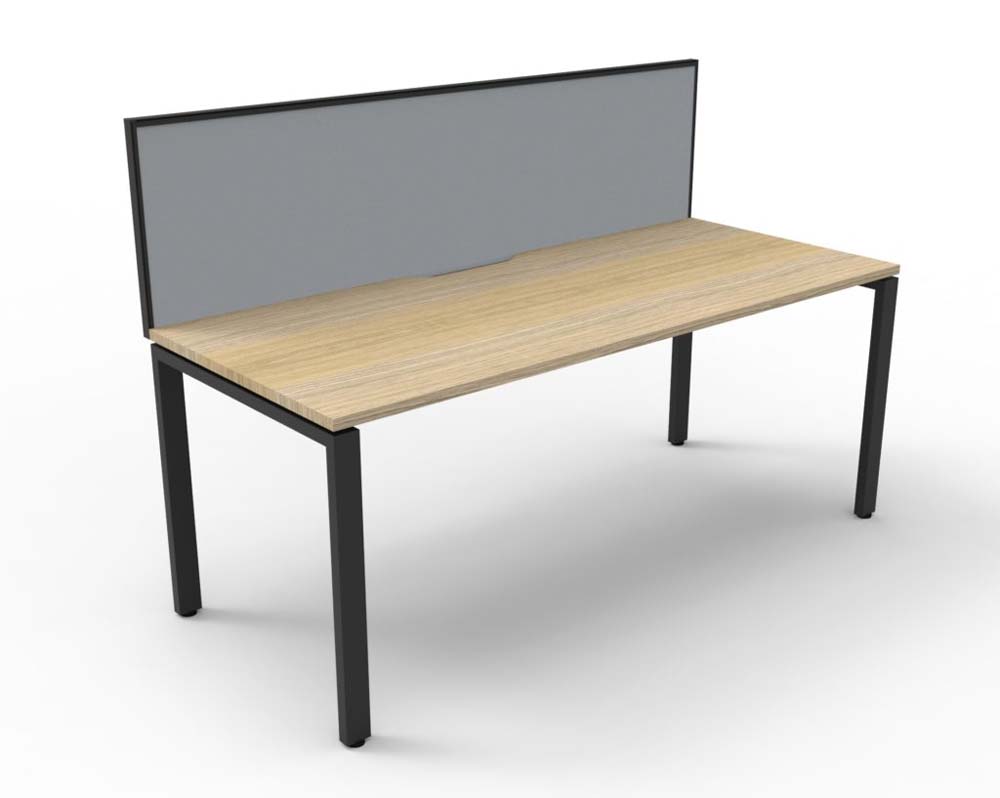 Image for RAPID INFINITY DELUXE 1 PERSON PROFILE LEG SINGLE SIDED WORKSTATION WITH SCREEN from Total Supplies Pty Ltd
