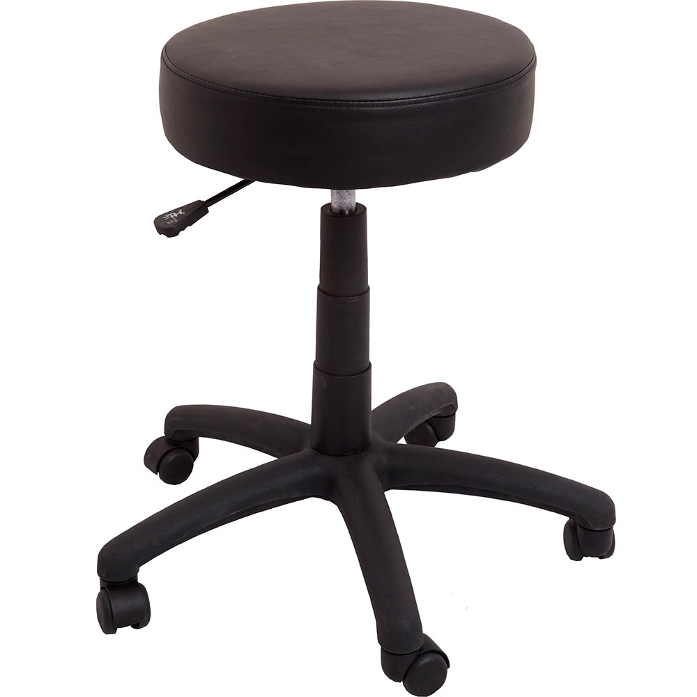 Image for RAPIDLINE DS STOOL DESK HEIGHT 570MM BLACK from MOE Office Products Depot Mackay & Whitsundays