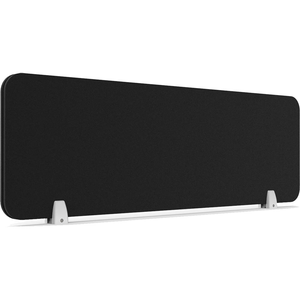 Image for RAPIDLINE ECO PANEL DESK MOUNTED SCREEN 1190 X 384MM BLACK from MOE Office Products Depot Mackay & Whitsundays