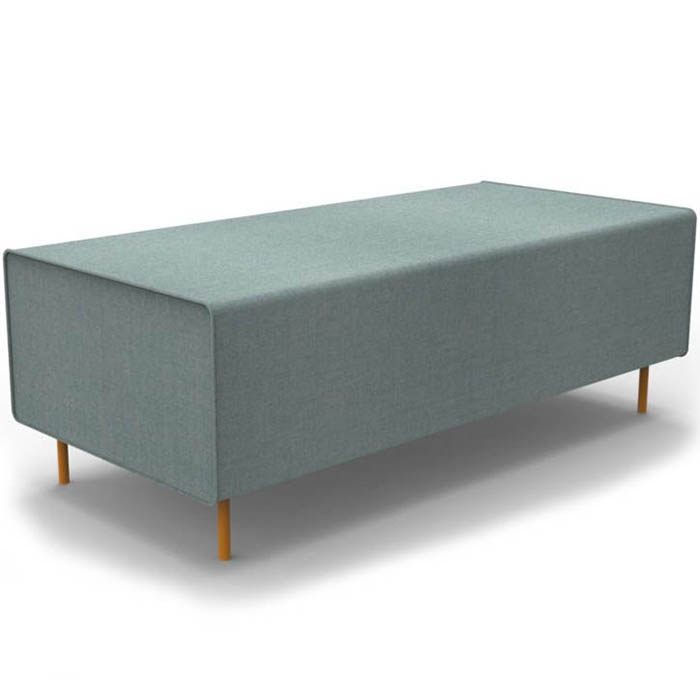 Image for RAPIDLINE FLEXI LOUNGE RETURN SEAT MODULE 1245 X 585 X 430MM LIGHT BLUE from Margaret River Office Products Depot